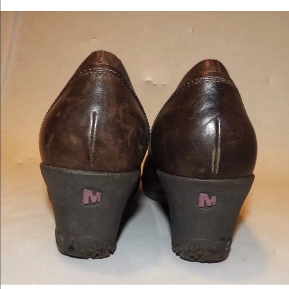 Merrell Petunia Wedge Espresso Leather Pre-Loved - Picture 5 of 5